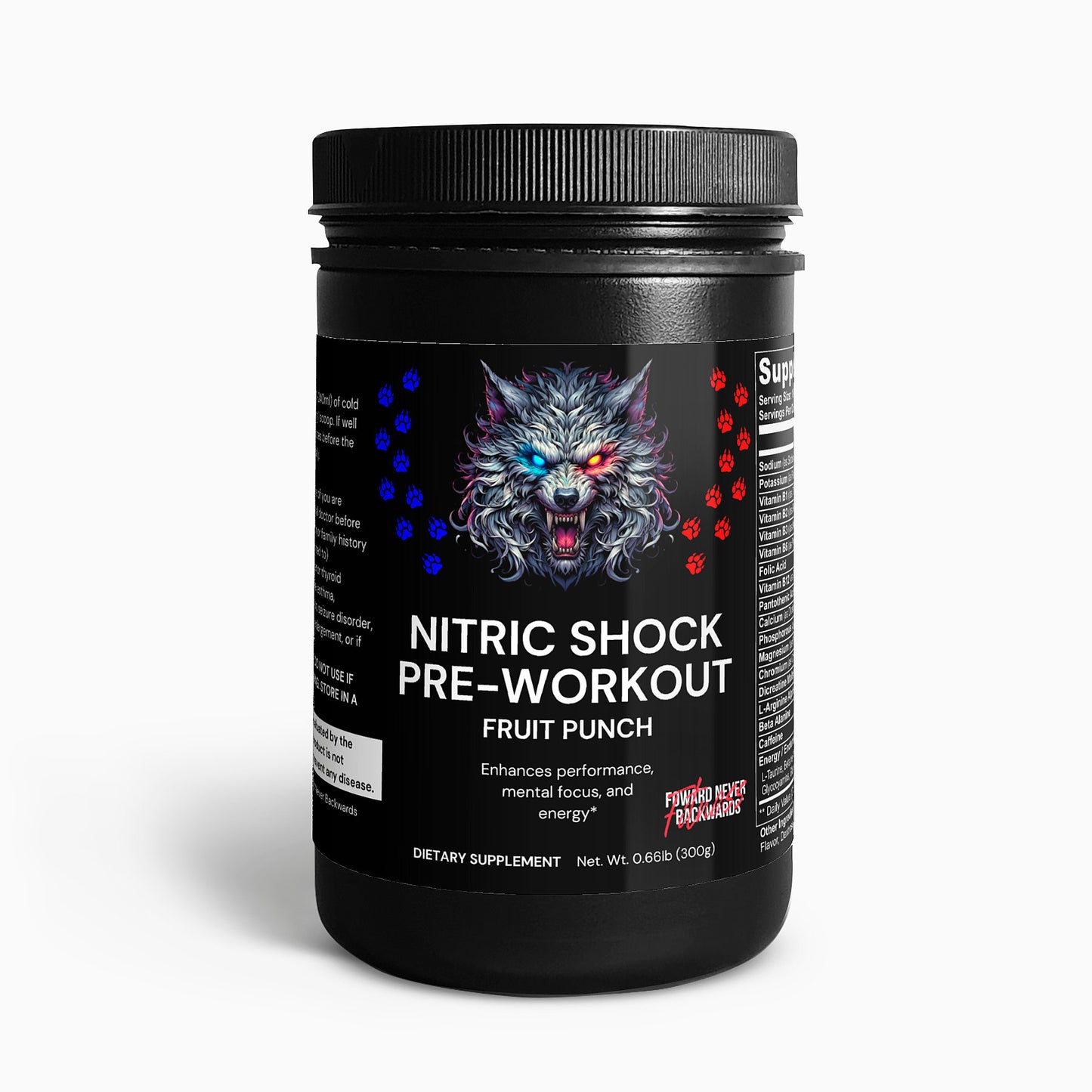 Nitric Shock Pre-Workout Powder (Fruit Punch)