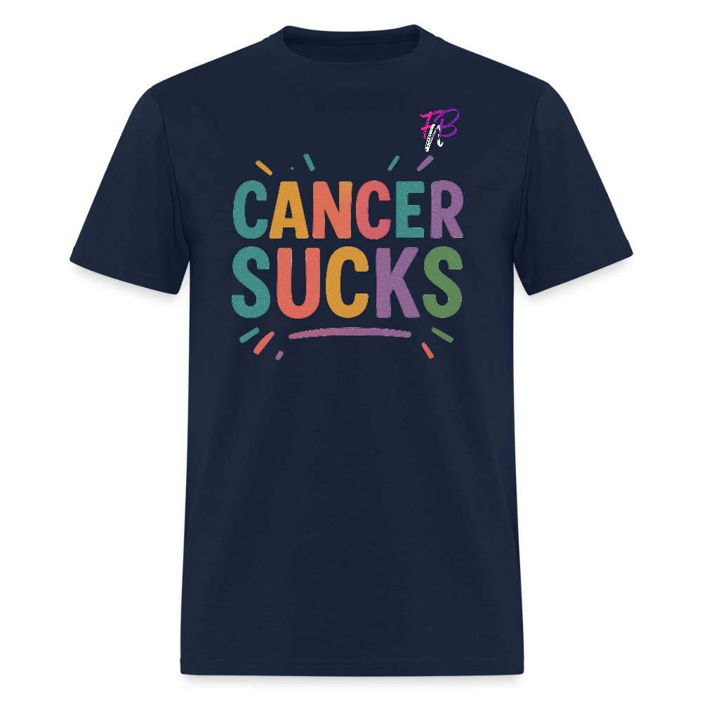 Cancer Sucks - navy