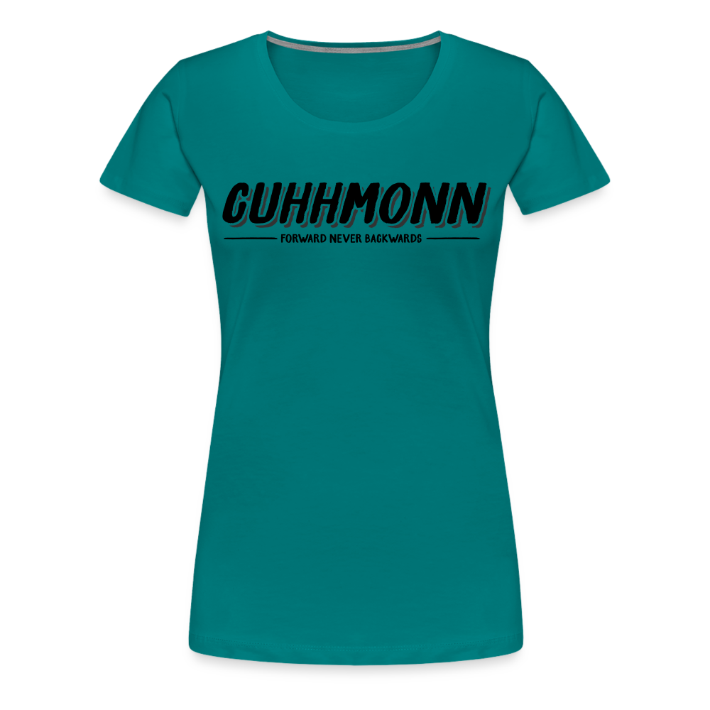 Woman's Cuhhmonn T-shirt - teal