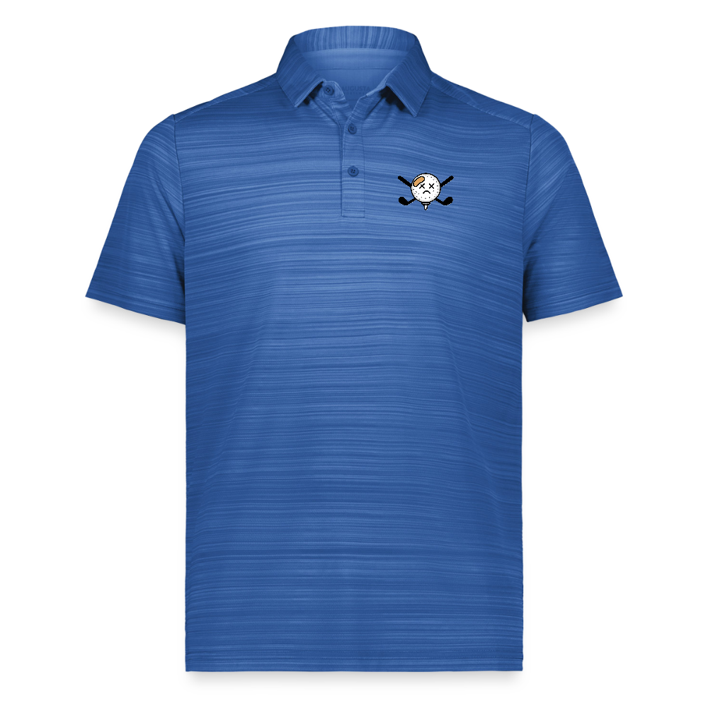 Free Mulligans Golf Polo - royal blue