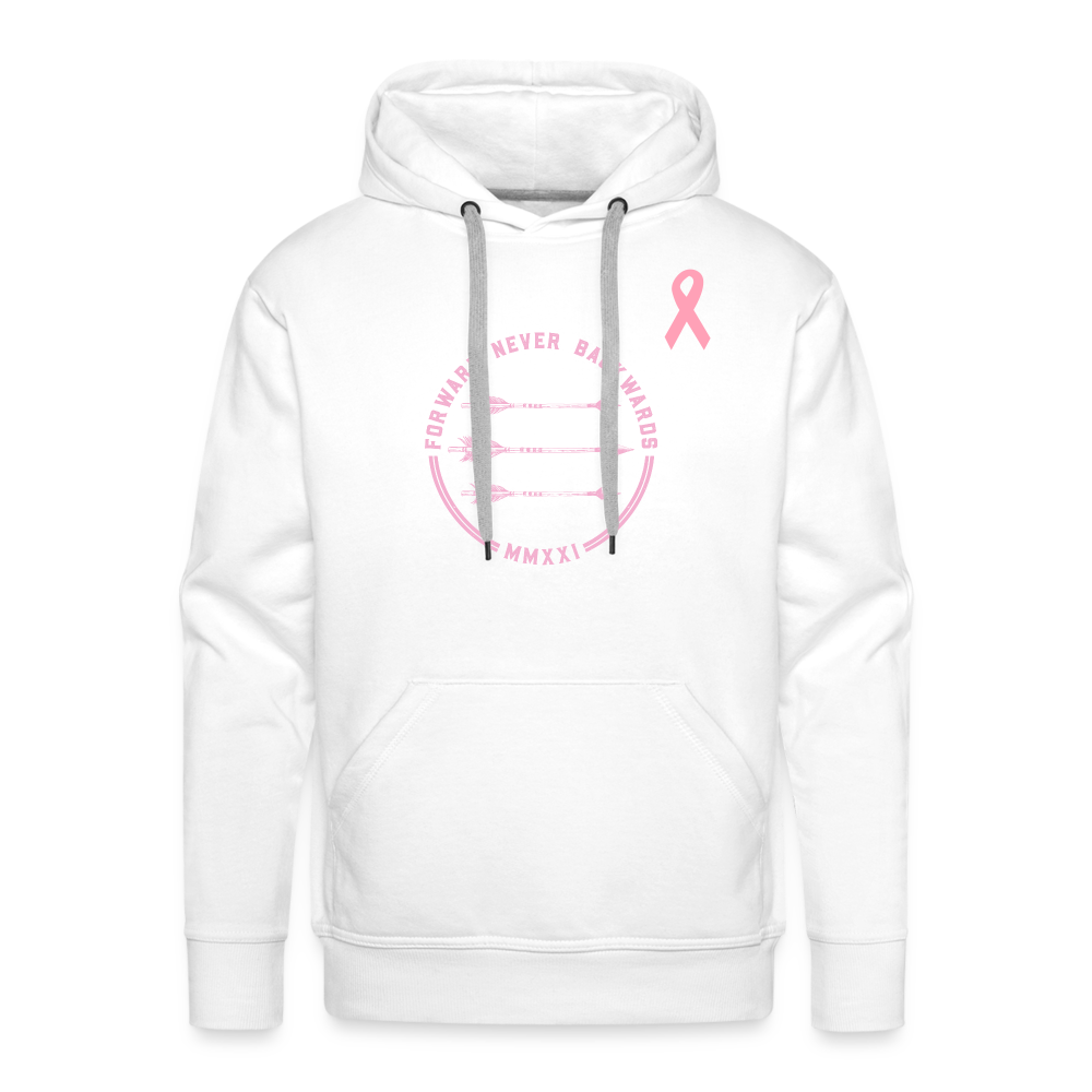 Men’s Breast Cancer Hoodie - white