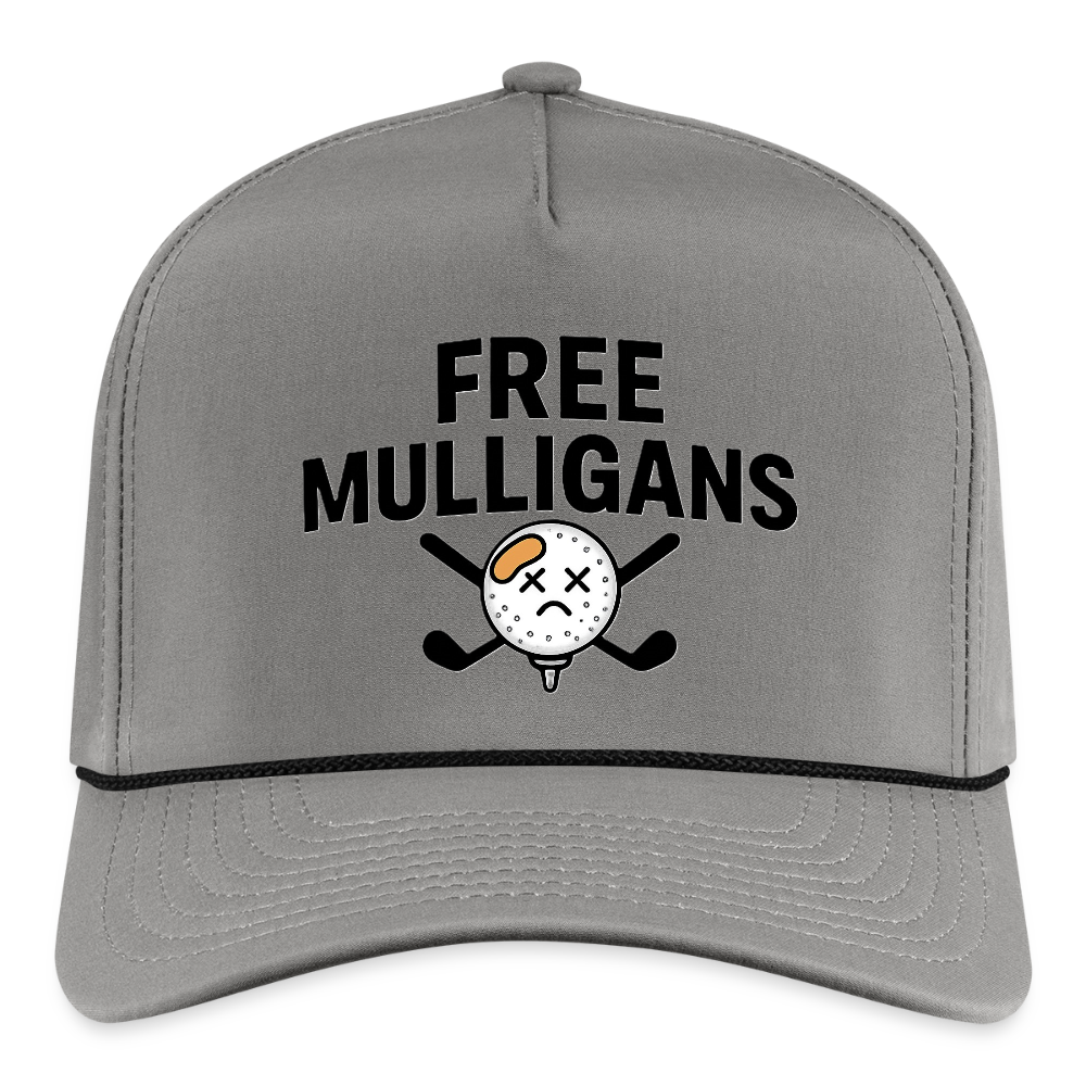 Free Mulligans Cap - gray/black