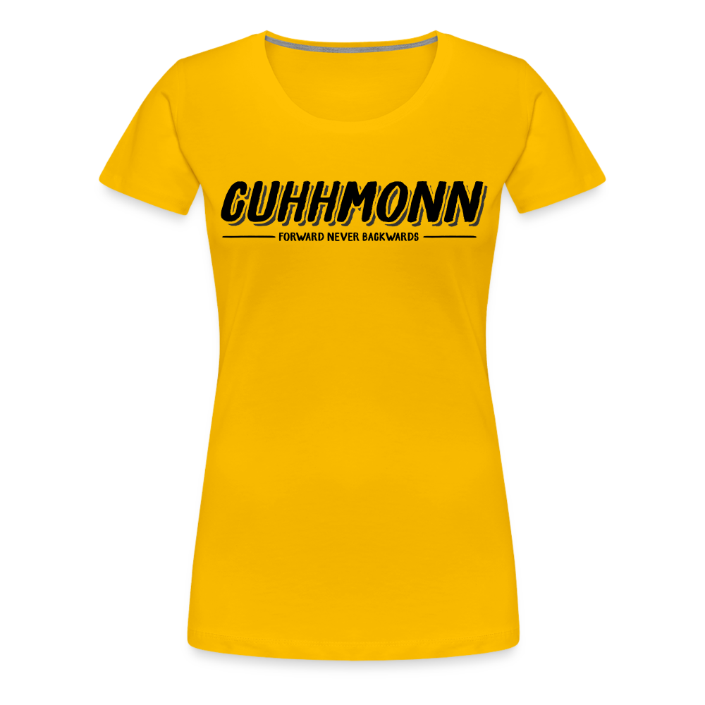 Woman's Cuhhmonn T-shirt - sun yellow