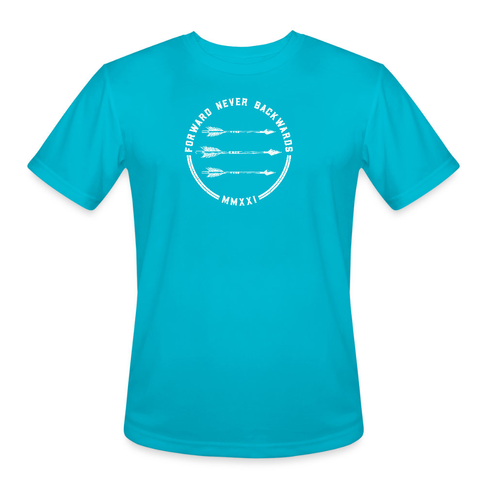 Men’s Moisture Wicking Performance T-Shirt - turquoise