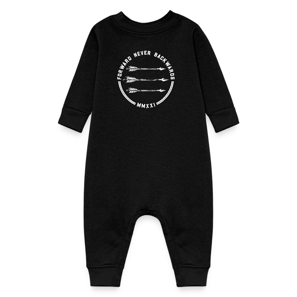 Baby Fleece One Piece - black