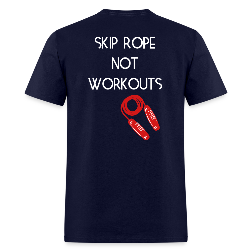 Skip Rope Not Workouts - navy