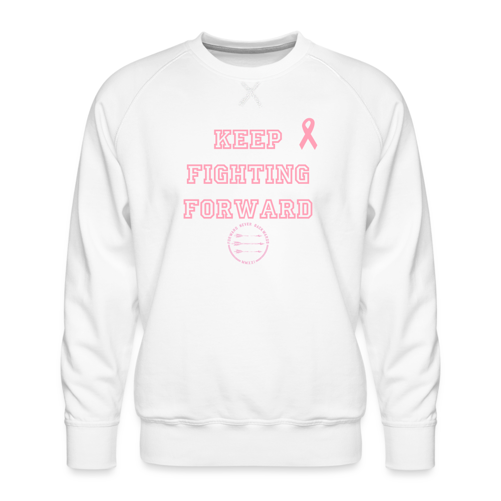 Men’s Keep Fighting Forward Sweatshirt - white