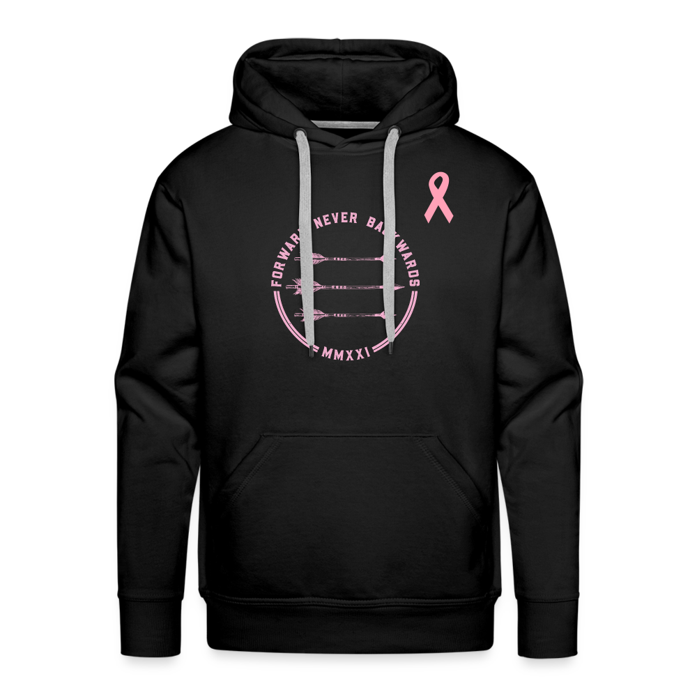 Men’s Breast Cancer Hoodie - black