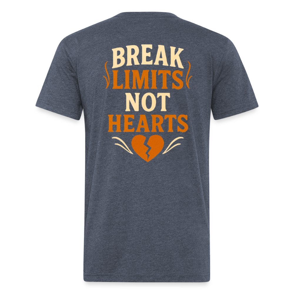 Break Limits Not Hearts - heather navy