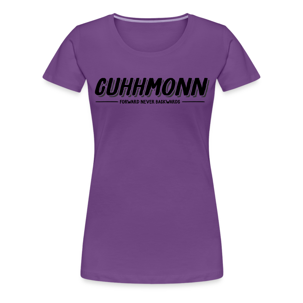 Woman's Cuhhmonn T-shirt - purple