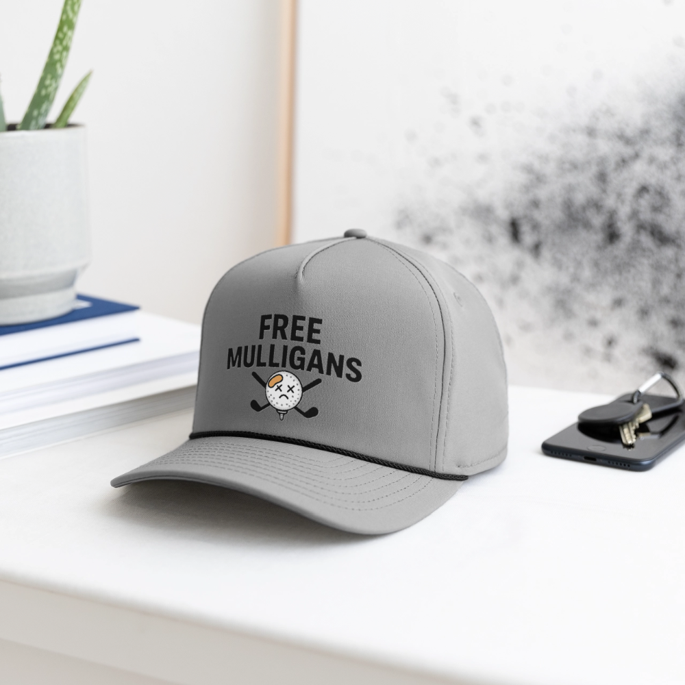 Free Mulligans Cap - gray/black
