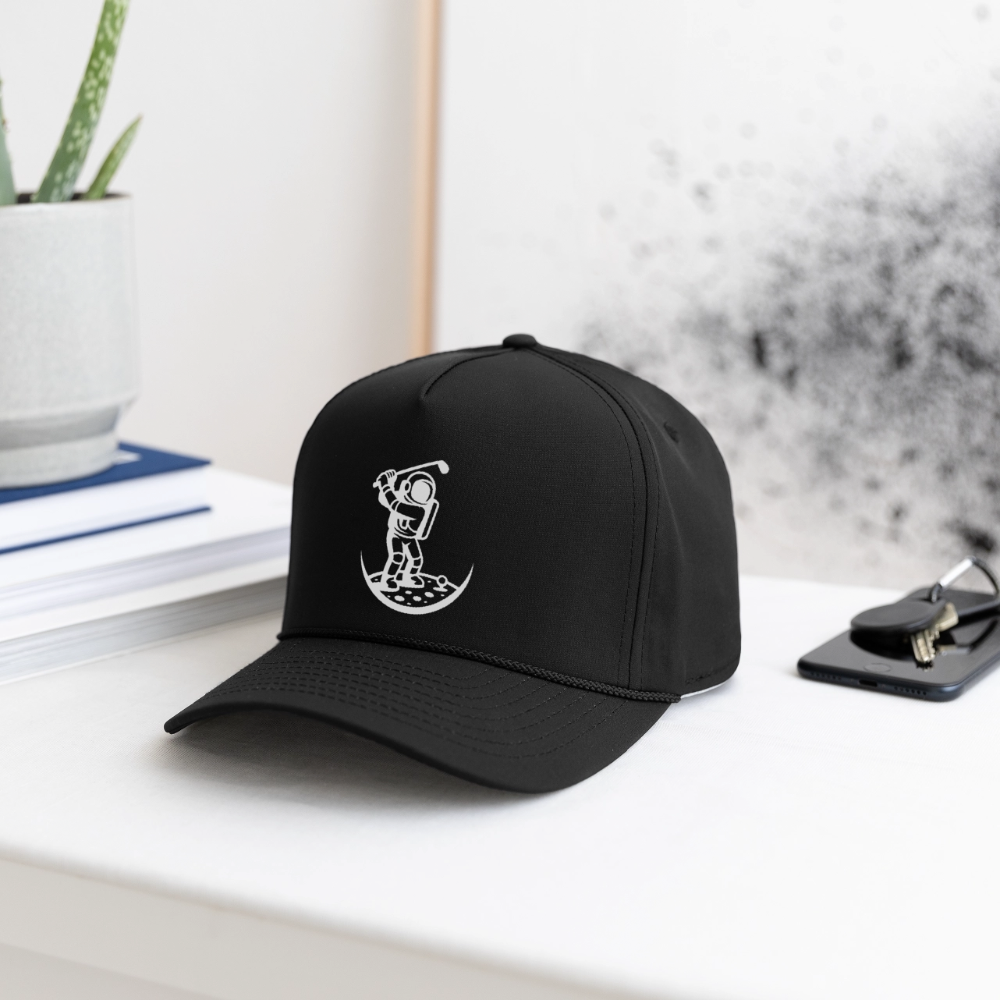 To the Moon Golf Hat - black/black