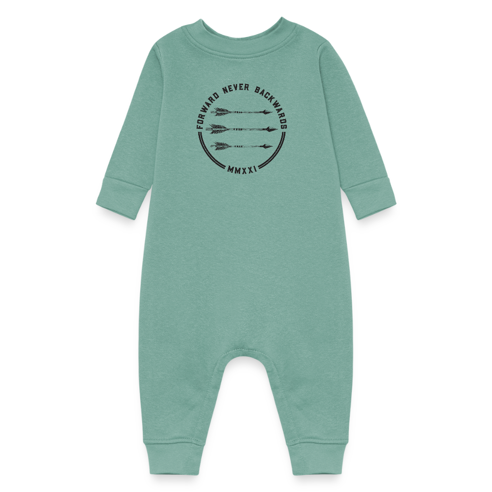 Baby Fleece One Piece - saltwater