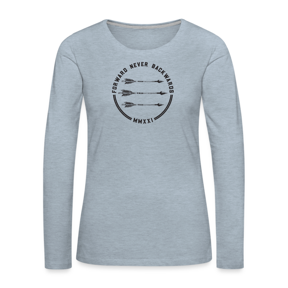 Women's FNB Long Sleeve T-Shirt - heather ice blue