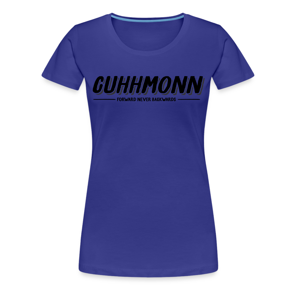 Woman's Cuhhmonn T-shirt - royal blue