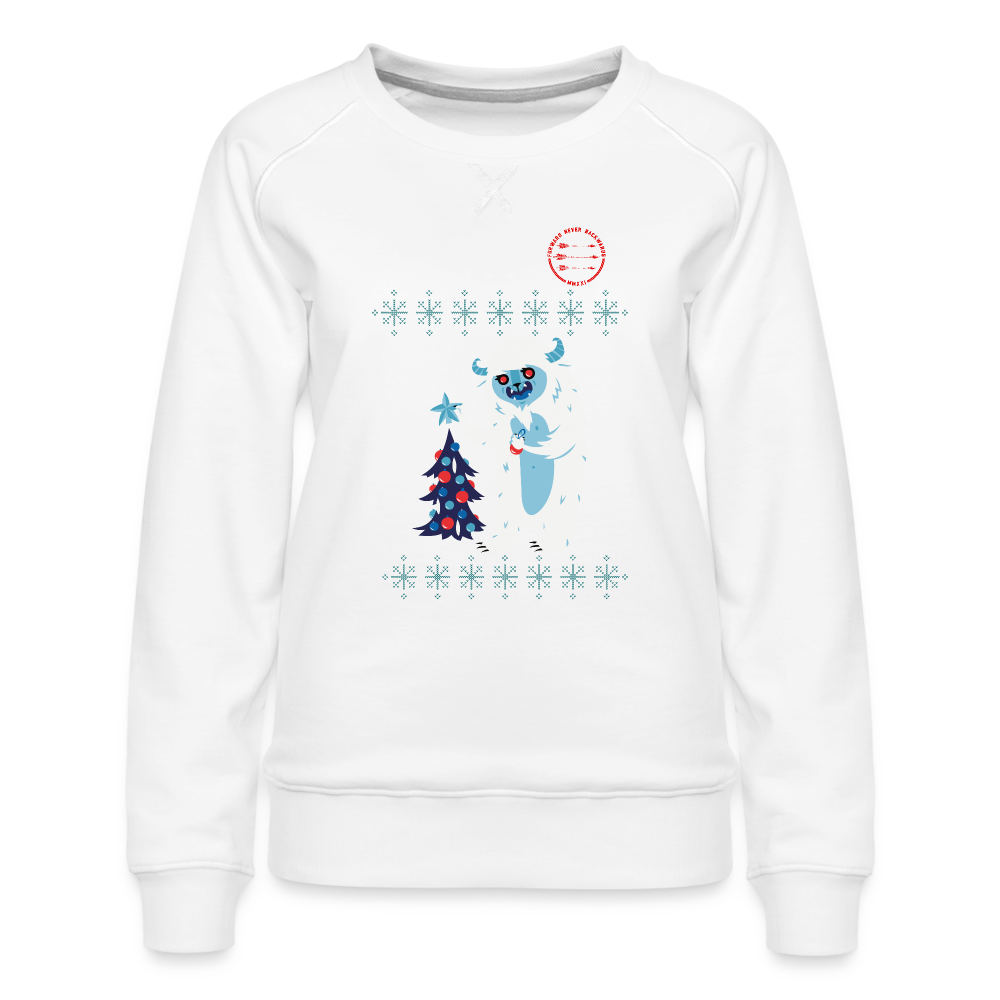 Women’s Ugly Christmas Sweatshirt - white