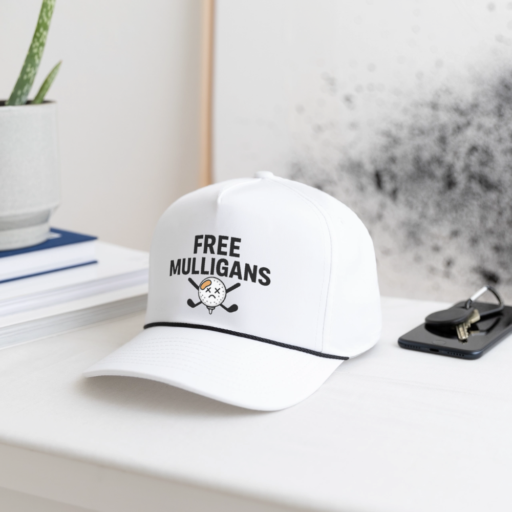 Free Mulligans Cap - white/black