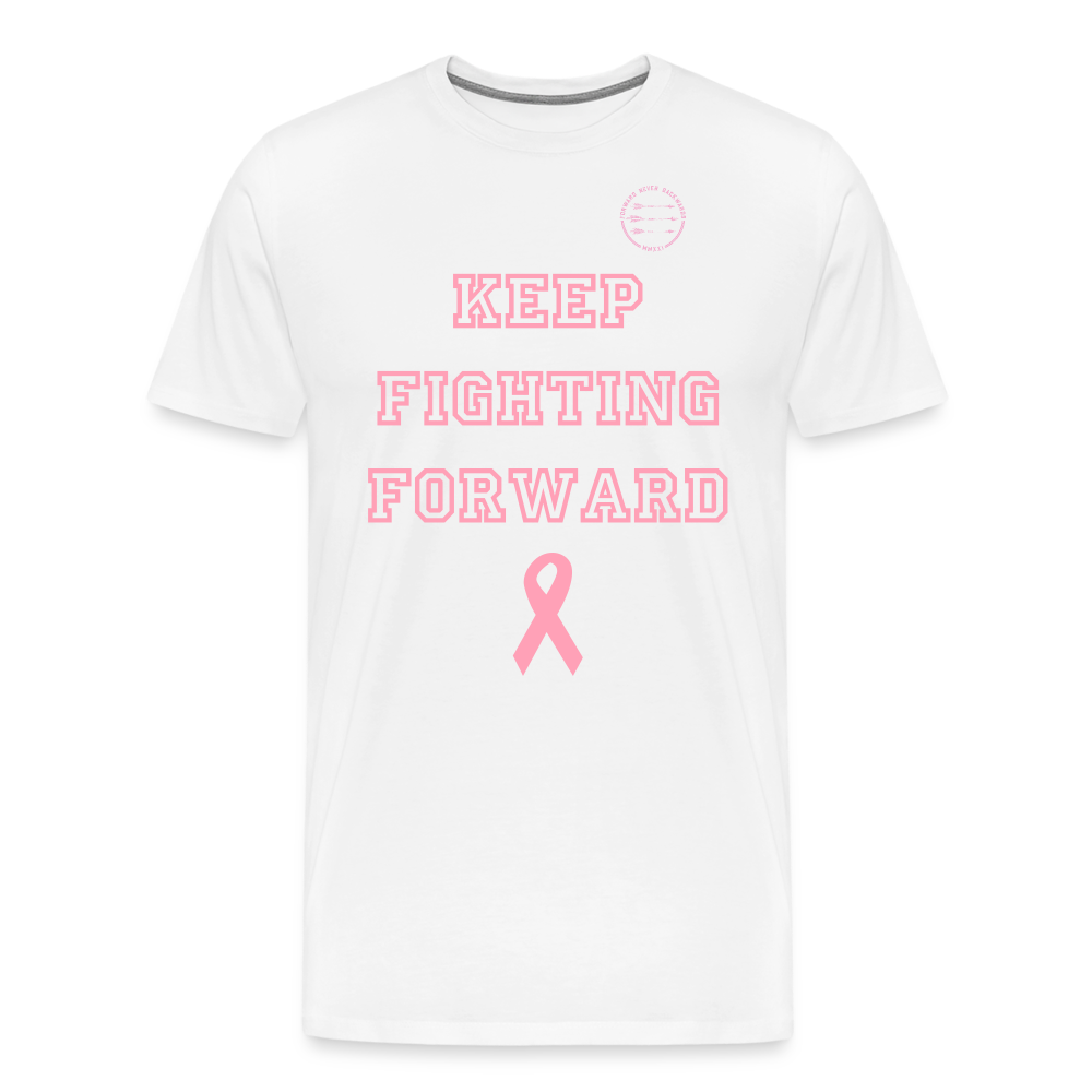 Men's Keep Fighting Forward T-shirt - white