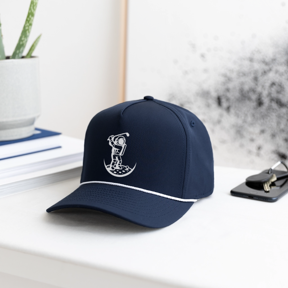 To the Moon Golf Hat - navy/white