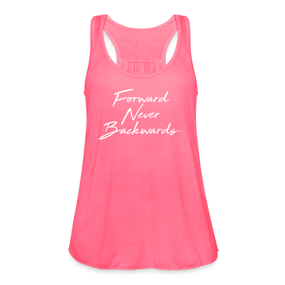 Women's Flowy Tank Top by Bella - neon pink
