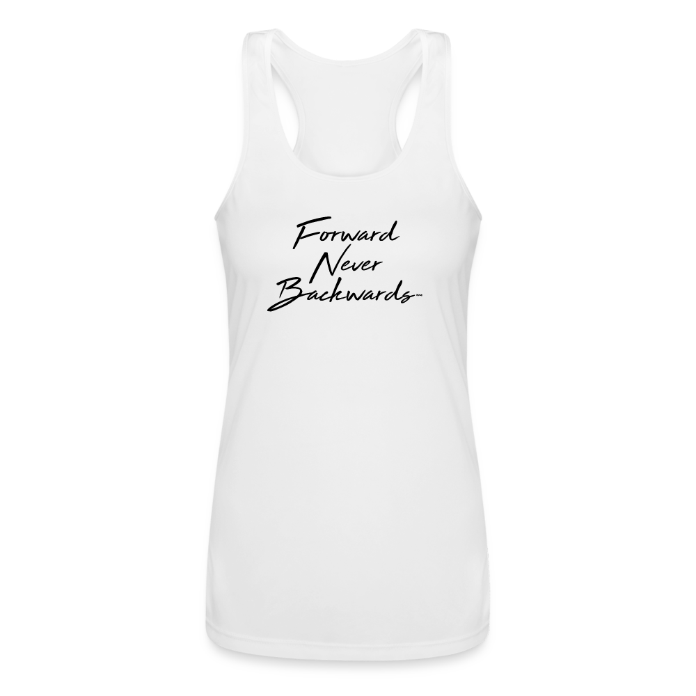 Women’s Performance Racerback Tank Top - white