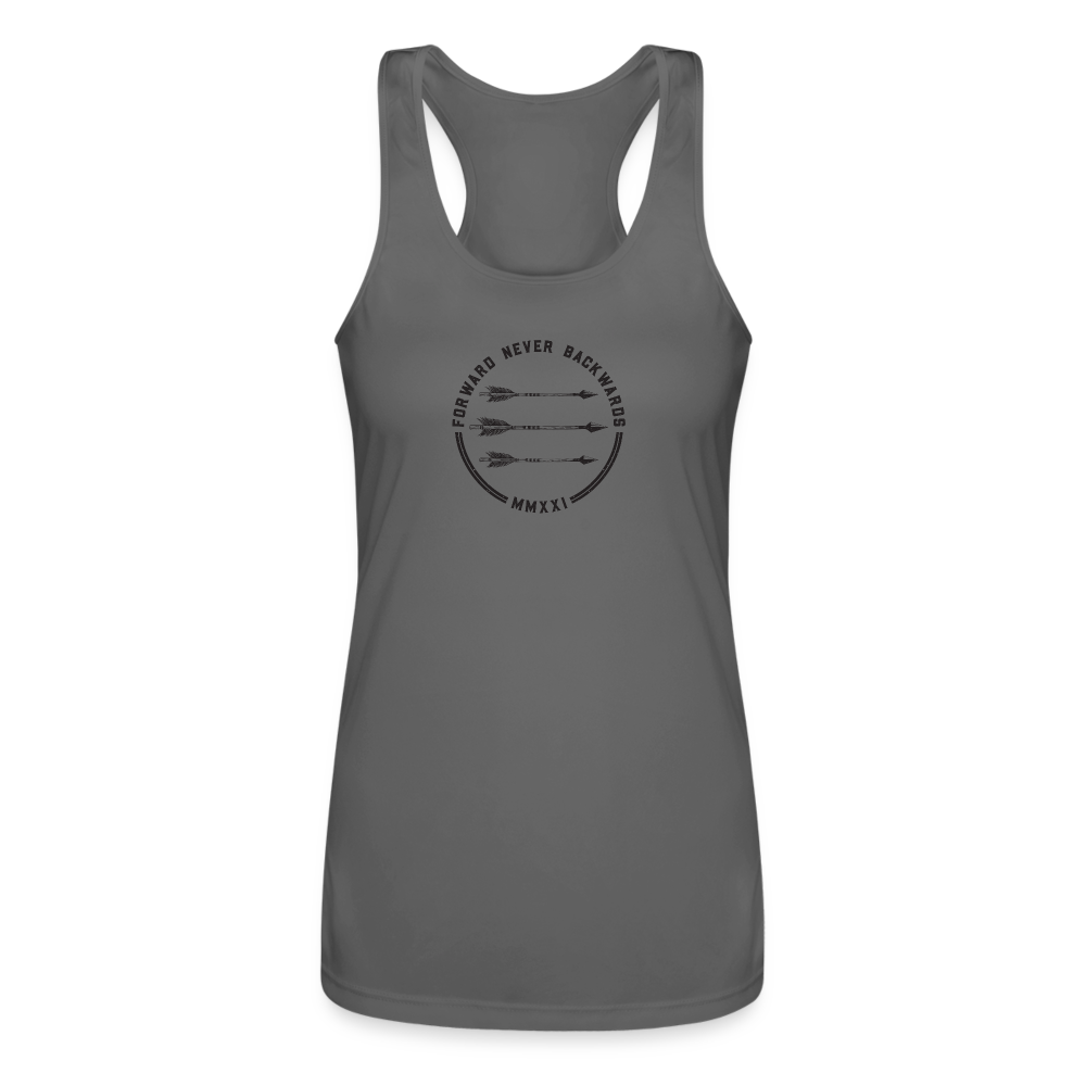 Women’s Performance Racerback Tank Top - charcoal