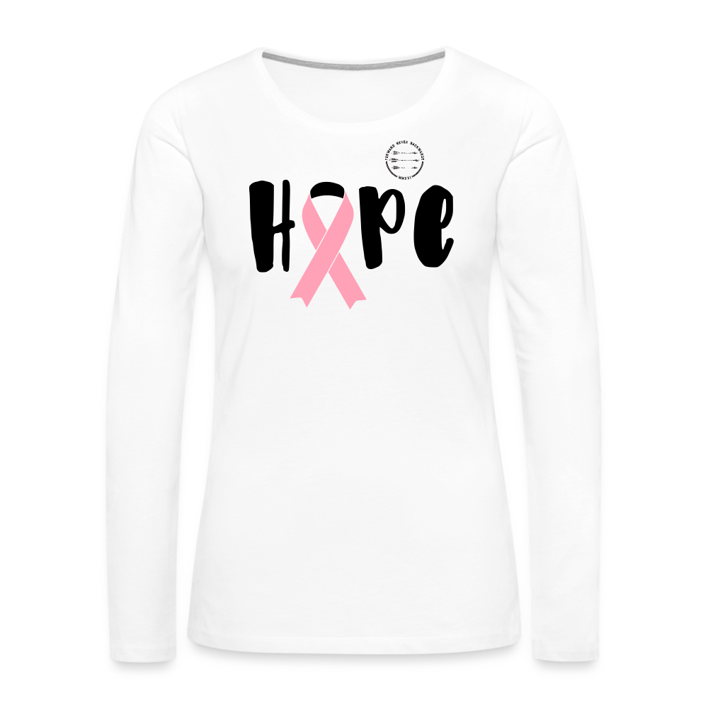 Women's Hope Long Sleeve T-Shirt - white