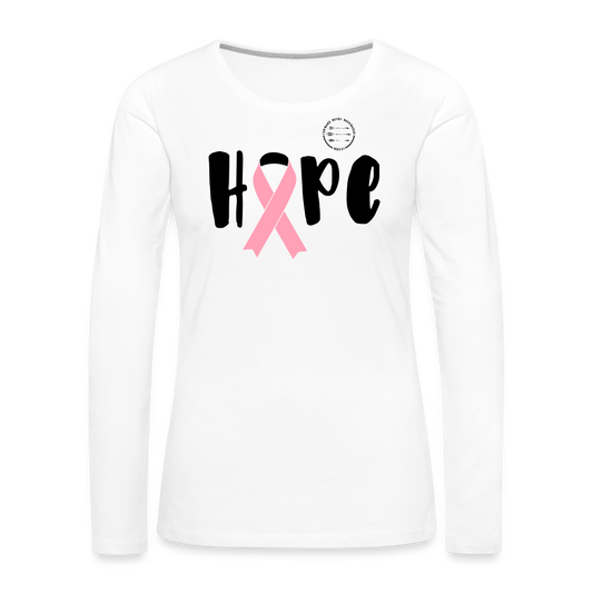 Women's Hope Long Sleeve T-Shirt - white