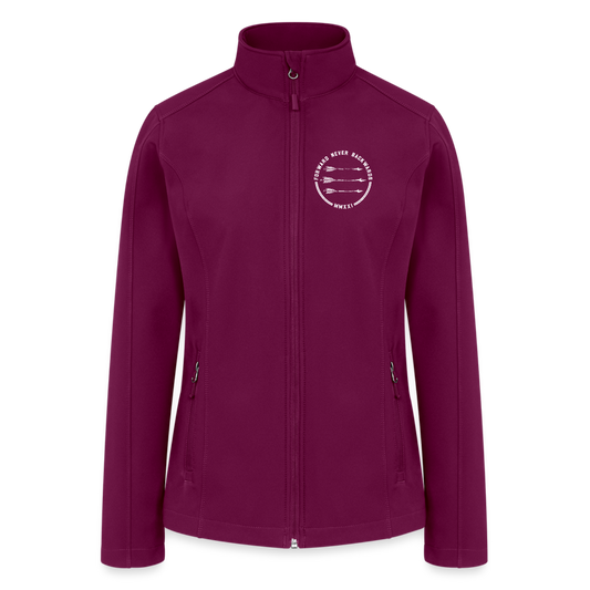 Women’s Soft Shell Jacket - raspberry