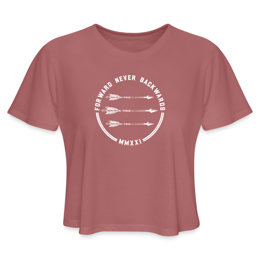 Women's FNB Cropped T-Shirt - mauve