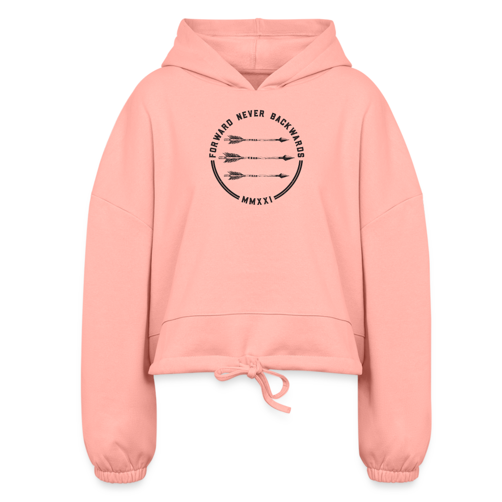 Women’s Logo Cropped Hoodie - light pink