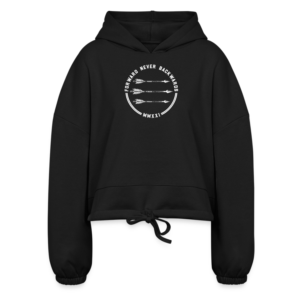 FNB Logo Women’s Cropped Hoodie - black