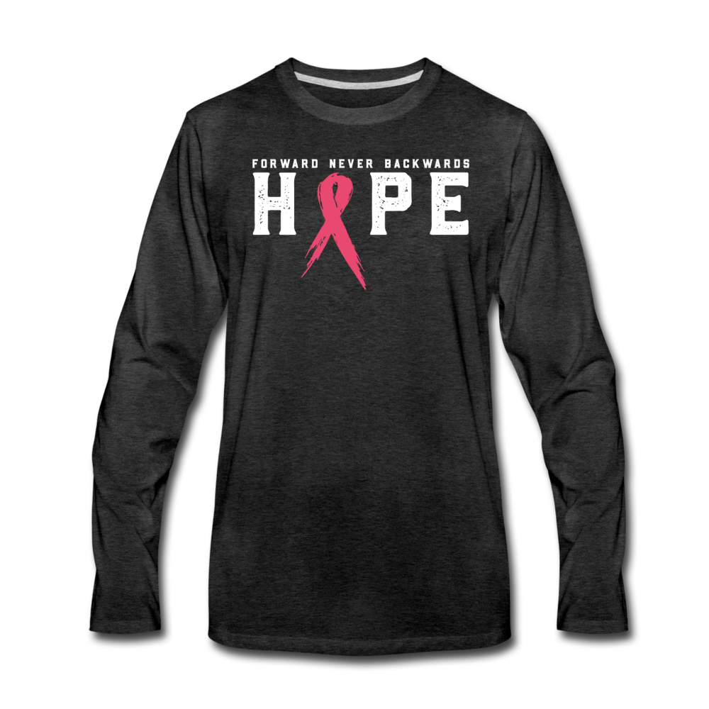 Men's Premium Long Sleeve T-Shirt - charcoal gray