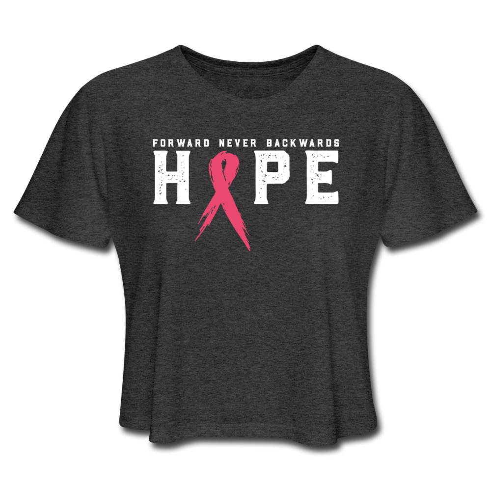 Women's Cropped T-Shirt - deep heather
