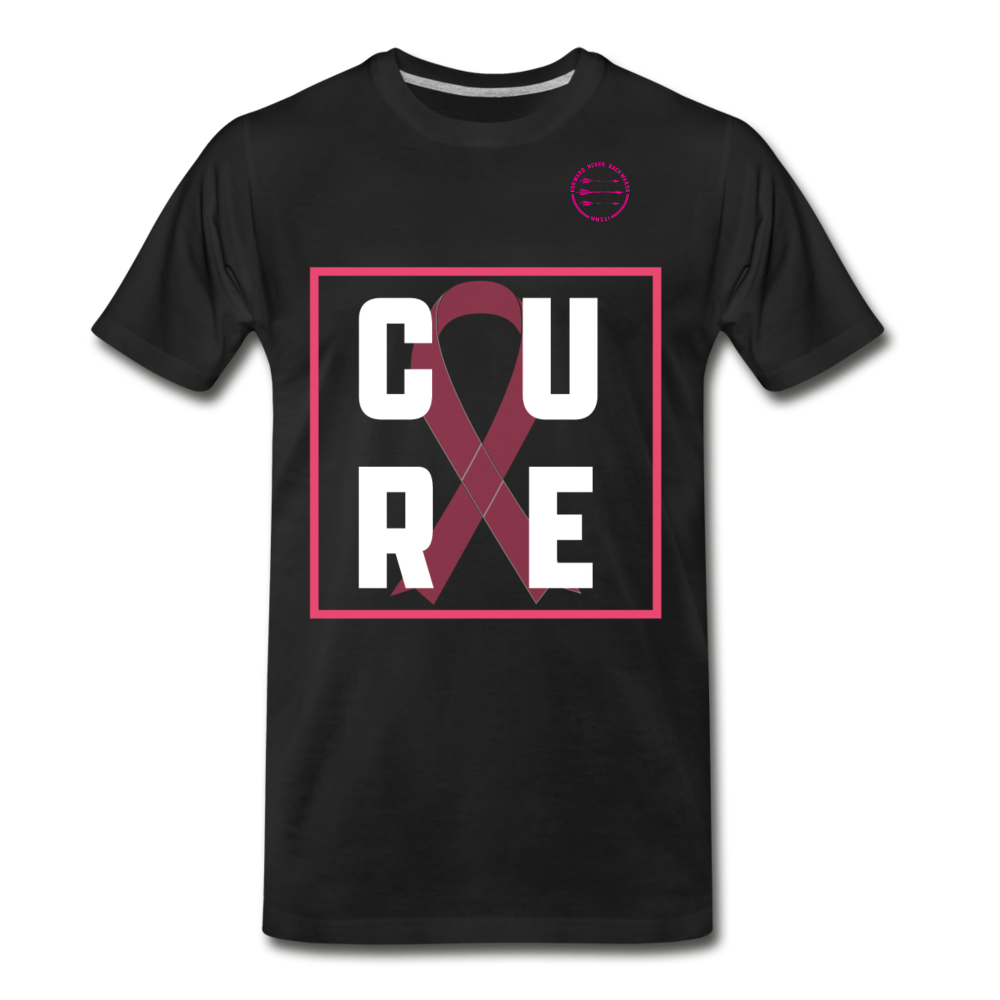 Men's Breast Cancer T-Shirt - black