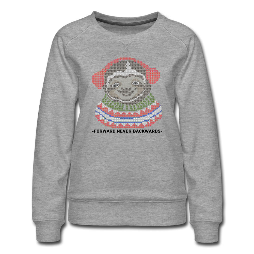 Women’s Ugly Christmas Sweatshirt - heather grey