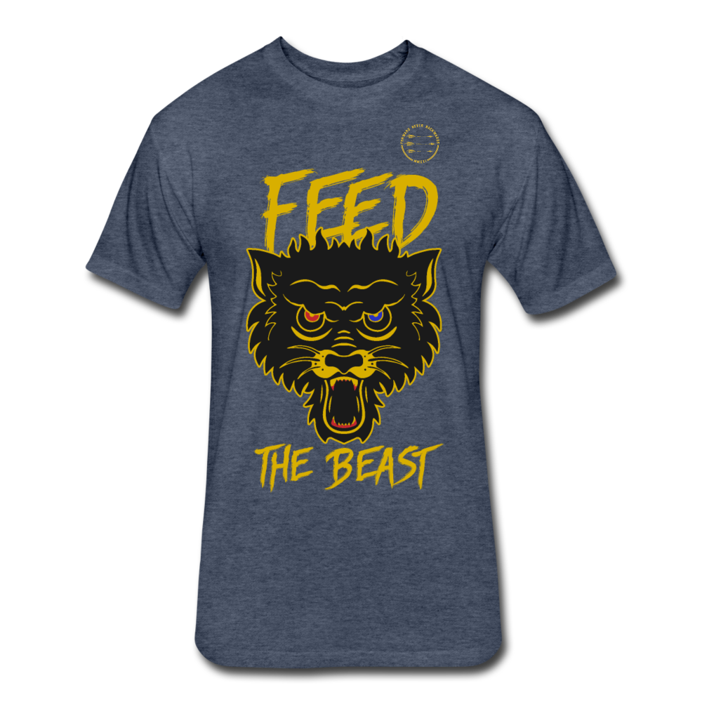 Feed The Beast T-shirt - heather navy