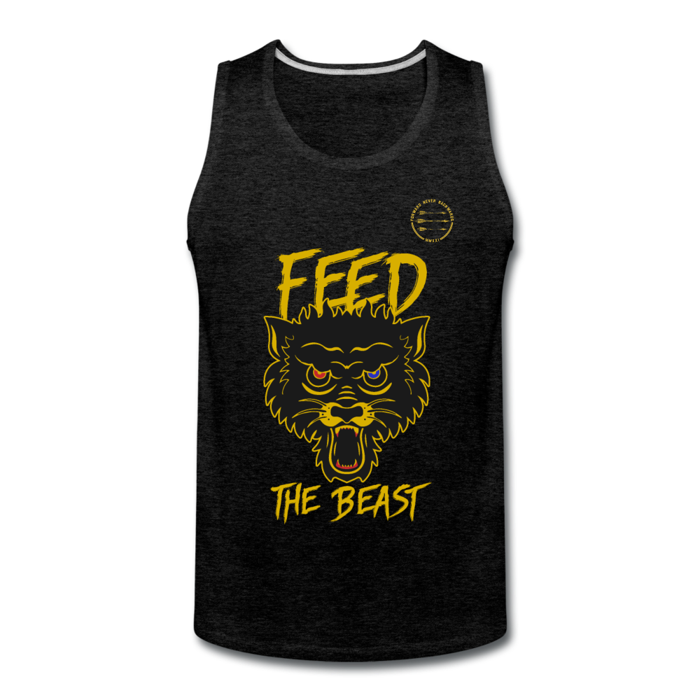 Feed the Beast Tank - charcoal grey