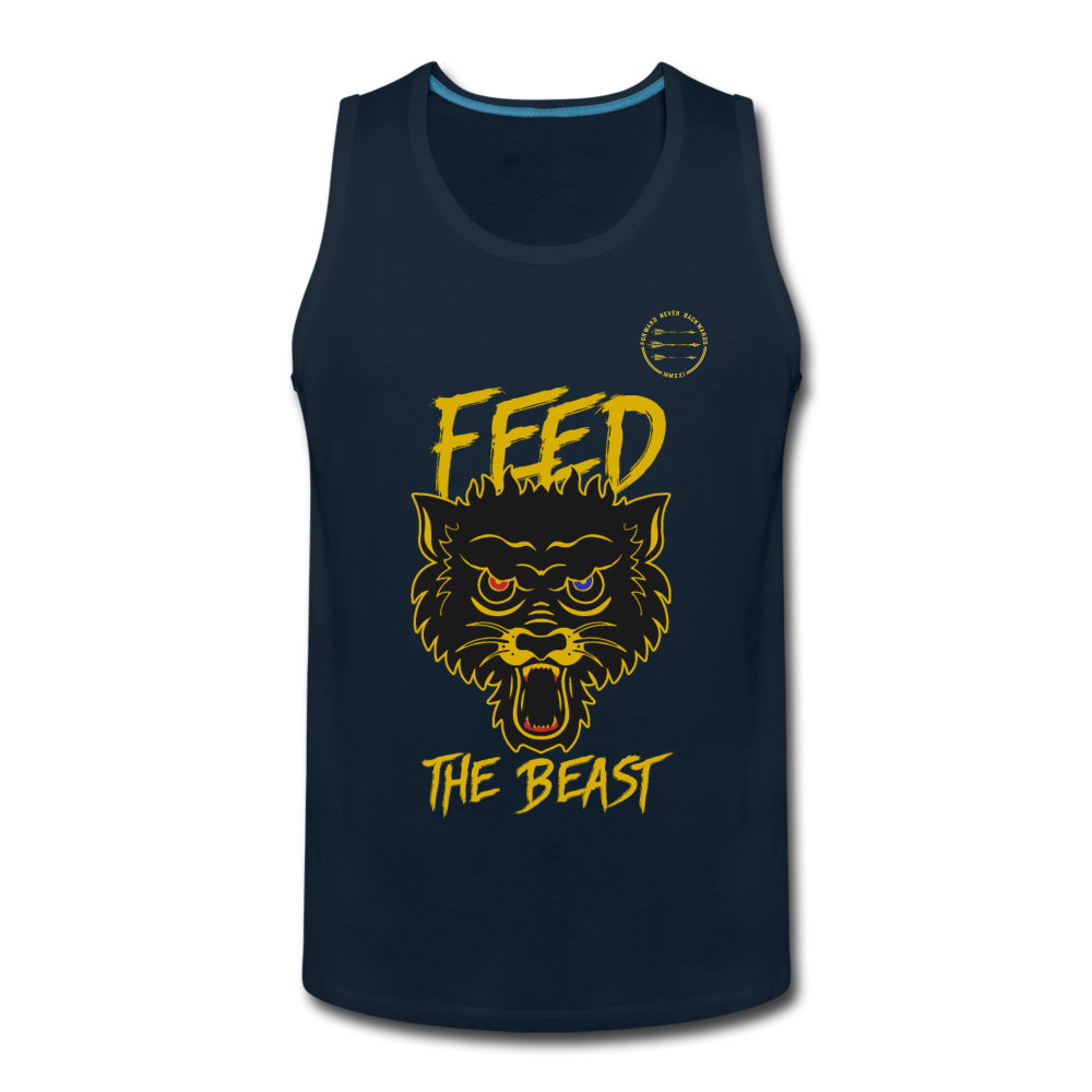 Feed the Beast Tank - deep navy