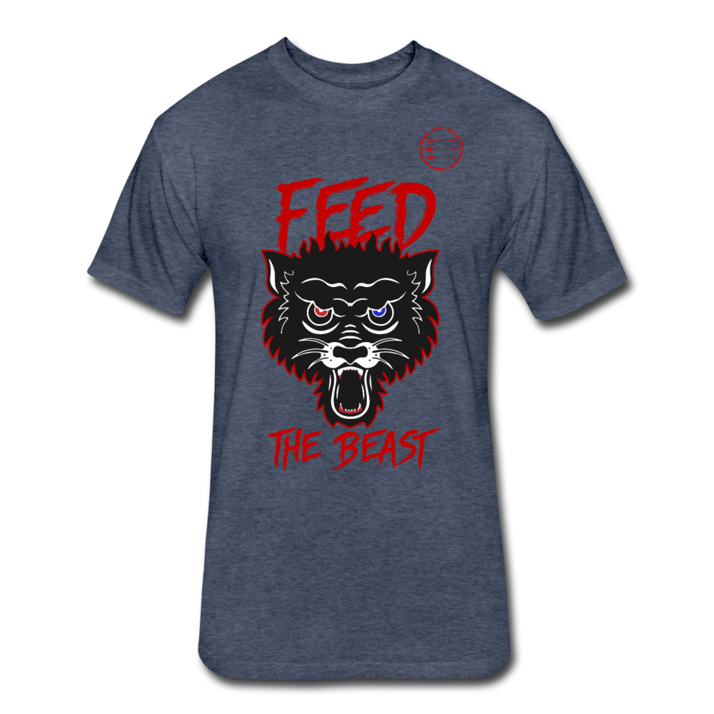 Feed the Beast T-Shirt - heather navy