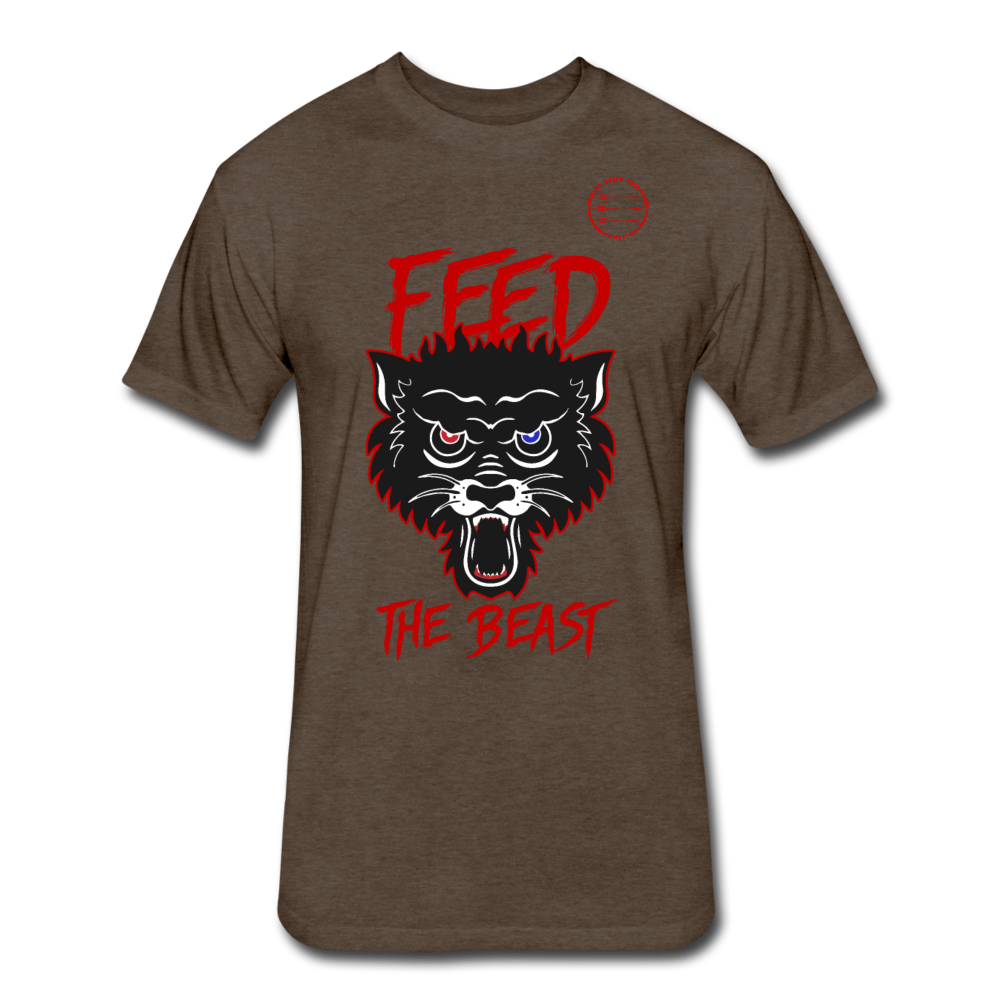 Feed the Beast T-Shirt - heather espresso