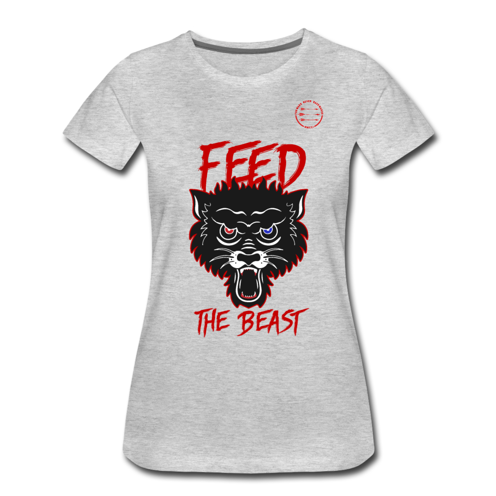 Women’s Feed the Beast T-Shirt - heather gray