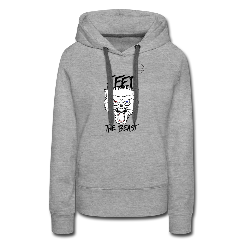 Women’s Feed the Beast Hoodie - heather grey