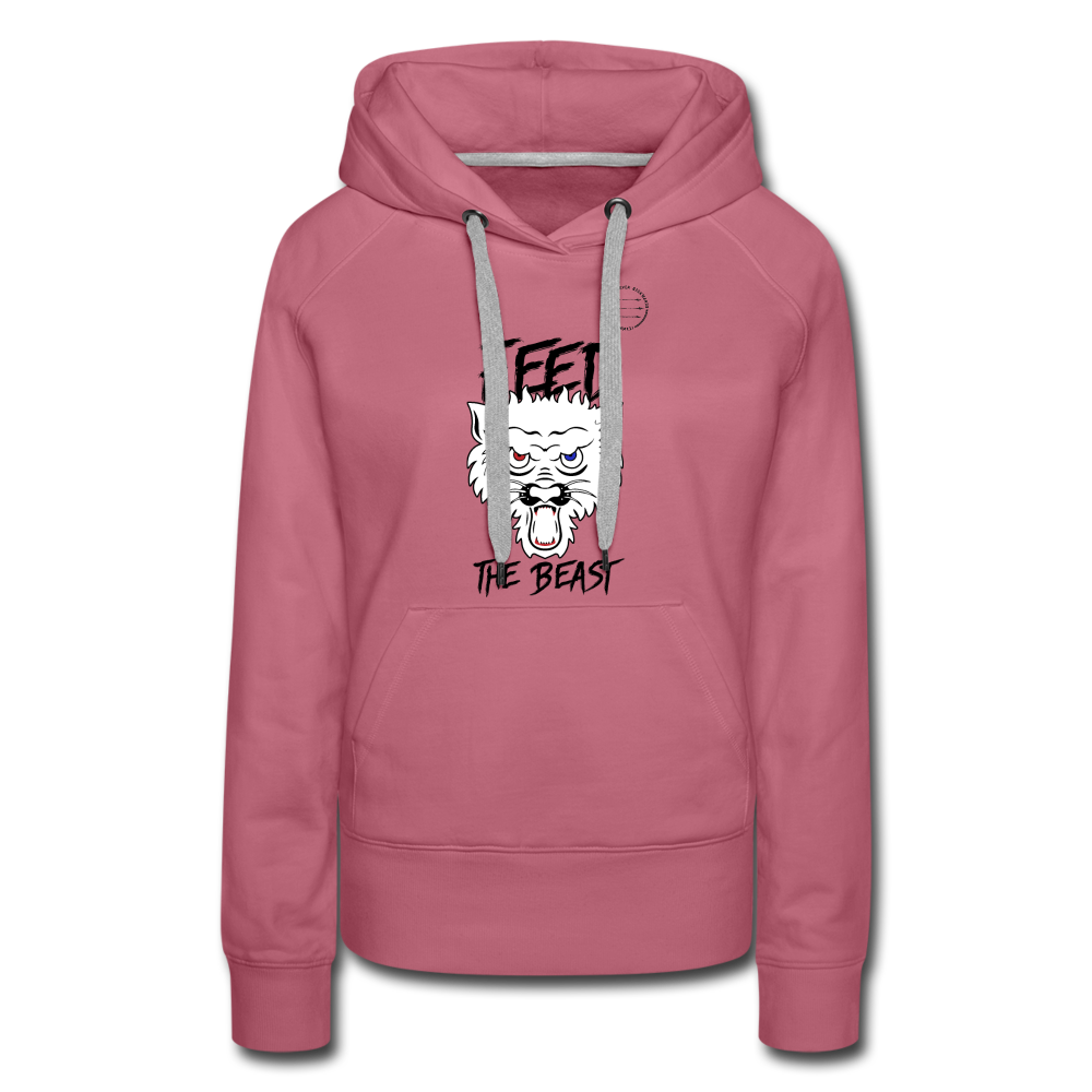 Women’s Feed the Beast Hoodie - mauve