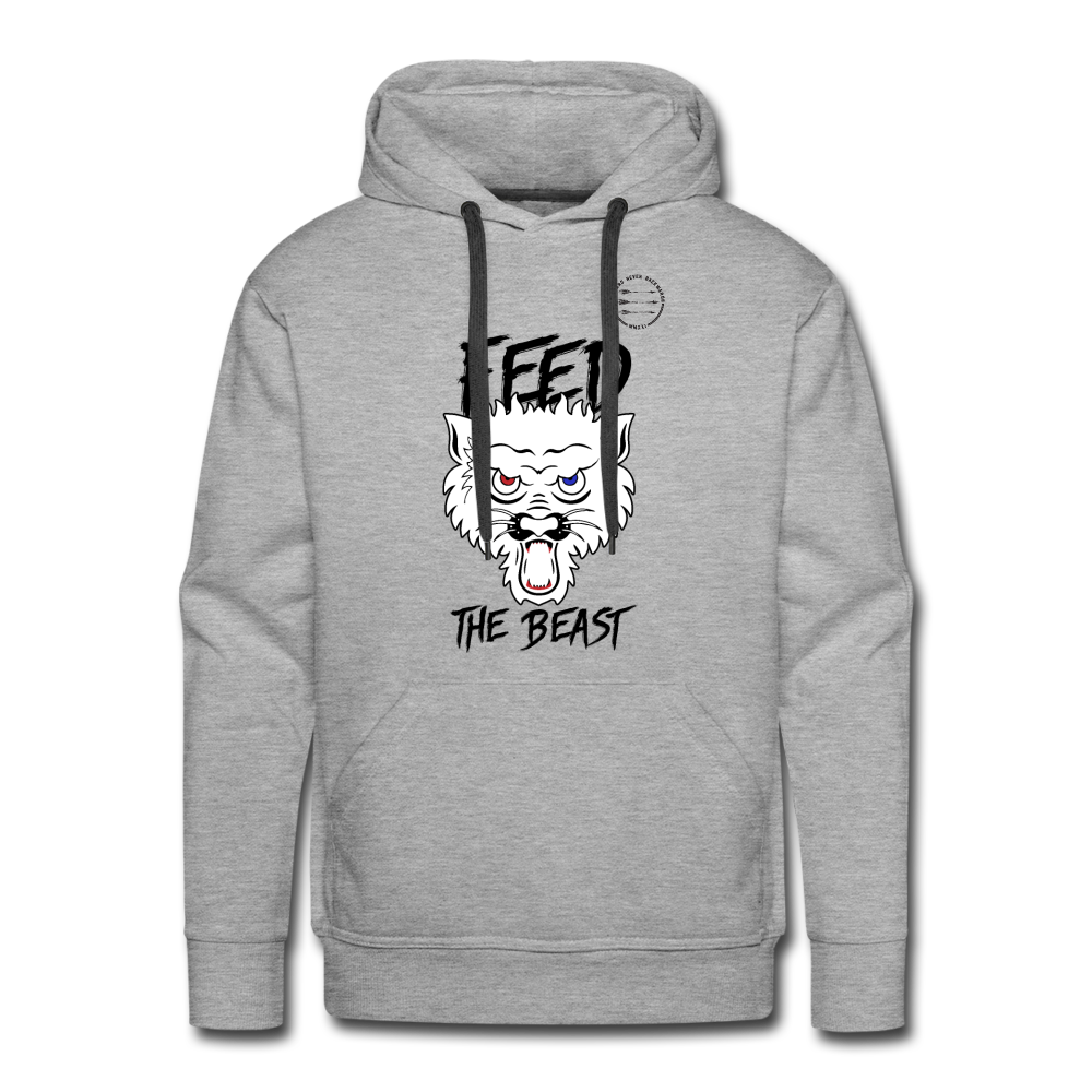 Men’s Feed the Beast Hoodie - heather grey