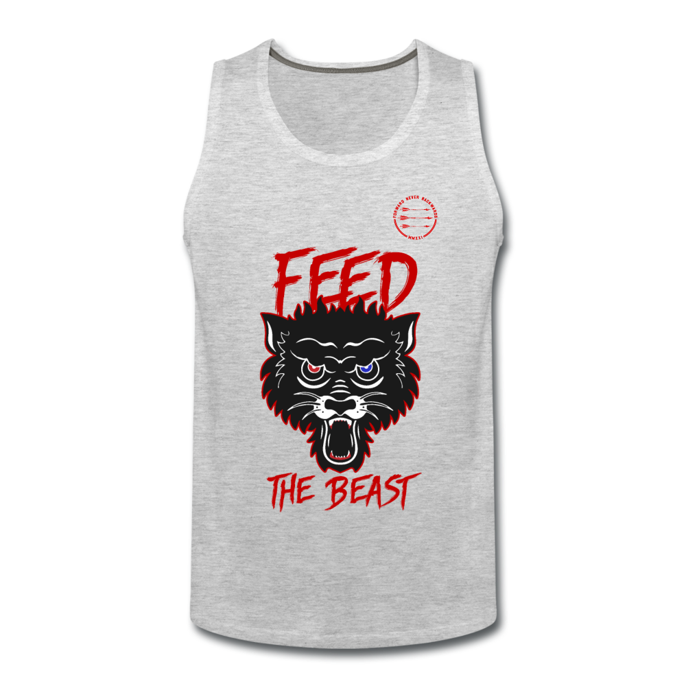 Men’s Feed the Beast Tank - heather gray