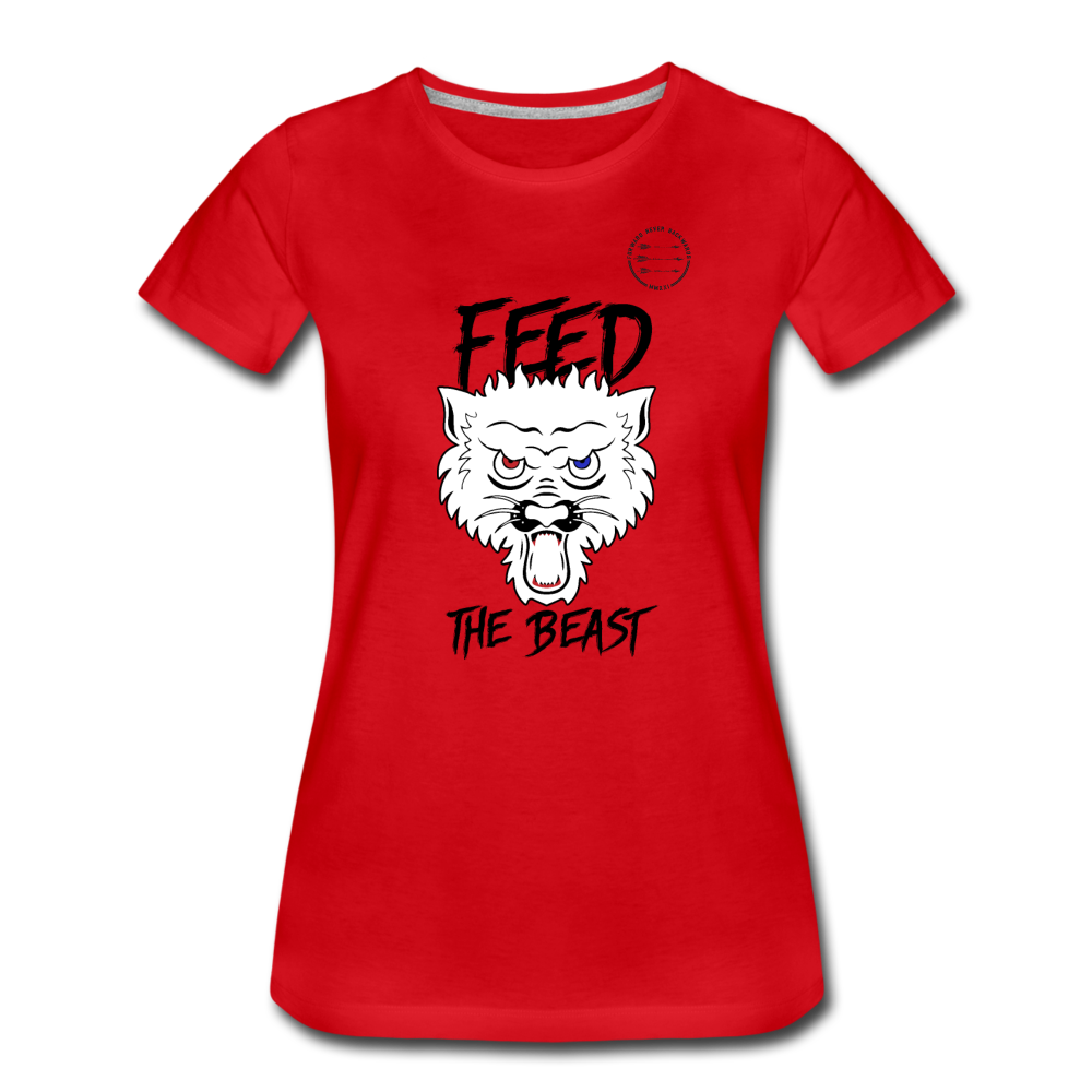 Women’s Feed the Beast T-Shirt - red