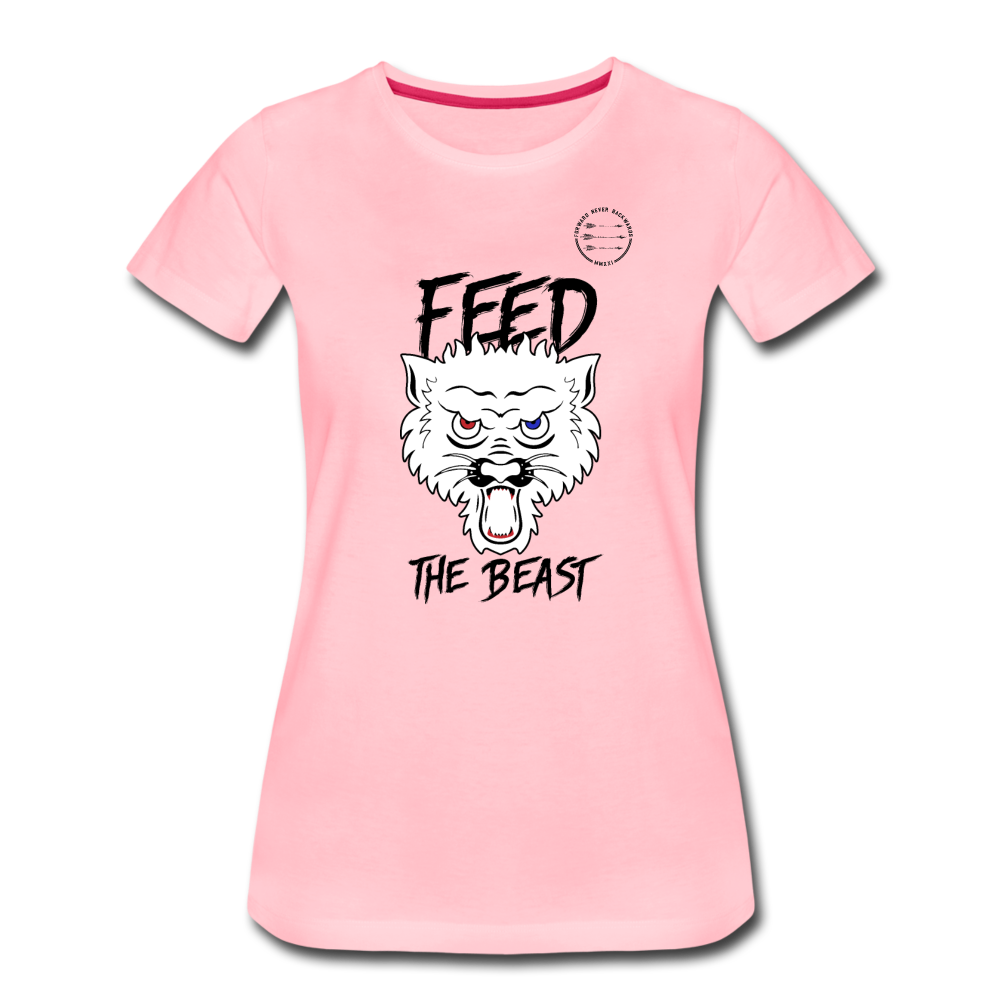 Women’s Feed the Beast T-Shirt - pink