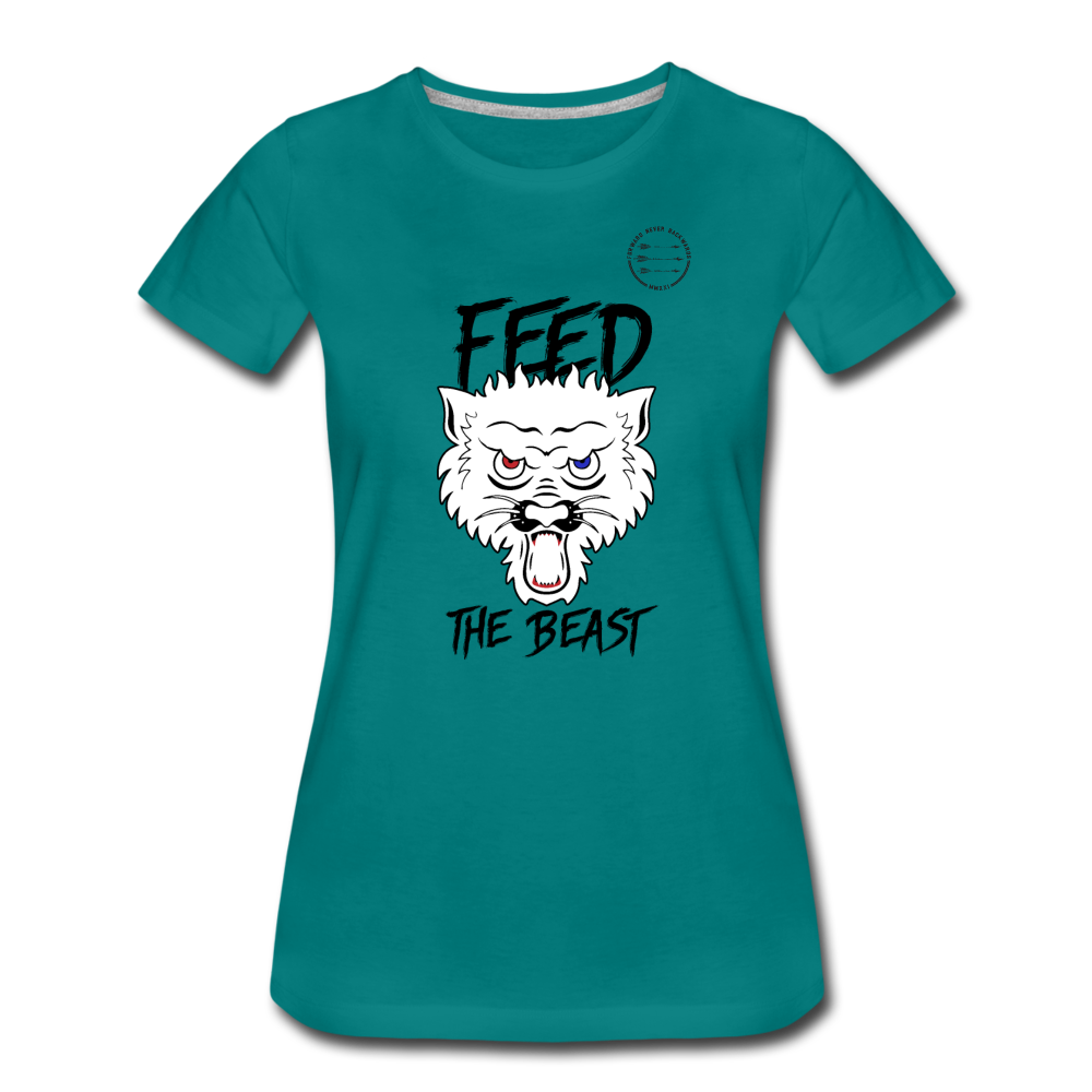 Women’s Feed the Beast T-Shirt - teal