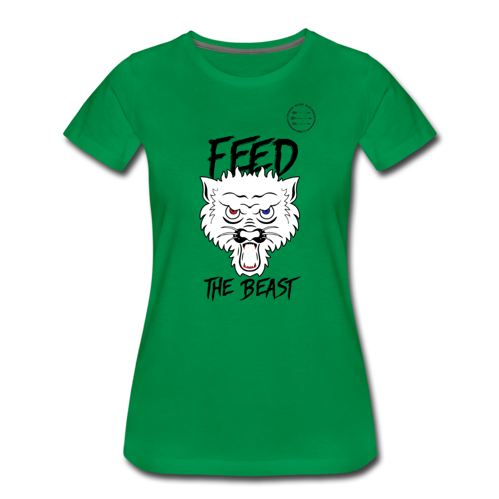 Women’s Feed the Beast T-Shirt - kelly green